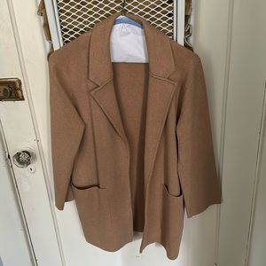 J. Crew Sophie Sweater Blazer Camel